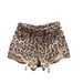Personalized Leopard Print High Waist Denim Shorts Women's Summer Fashion Foreign Style Age Reduction A Word Trend Rough Edge Hot Pants_ecoleips.com