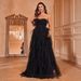 "Timeless Elegance Silk Chiffon Evening Gown Cultural Versatile Design For Weddings & Galas (S-XL, Black/White/Emerald)"_ecoleips.com