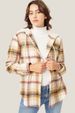 Women's Clothing autumn and winter new hooded sweatshirt buttoned casual shirt jacket_ecoleips.com