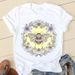Summer European And American Cross-border Foreign Trade Wholesale T-shirts, Round-neck Casual Plus-size Loose_ecoleips.com