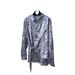 Women's Tie Dye Long Sleeve Shirt Turn down Collar Tie Waist Loose Fit Versatile Fashionable Top New Style_ecoleips.com