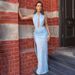 European American Women's Fashion 2025 Spring/Summer New Arrival: Stylish And Sexy Lace Patchwork Hollow Out Backless_ecoleips.com