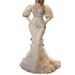 2024 New V-neck Feather Princess Sprinkled Gold Long Mesh Evening Dress_ecoleips.com