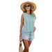 Women's Solid Color Sleeveless Vest Spring/Summer Knitwear American Style Independent Site Hot Selling Clothing_ecoleips.com