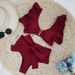 women's split sexy press line solid color high waist new_ecoleips.com