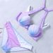 Women's Clothing Mermaid Bikini Swimsuit 5 Gradient Shell Bikini Swimsuit_ecoleips.com