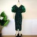 Women's Clothing Sexy V Neck Stacked Sleeve Dress High Waist V Back Party Sequin Dress Dress_ecoleips.com
