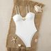 Women's Clothing Solid Color High Elastic One Piece Swimsuit Simple Design Polyester Shell For Spring/Autumn Summer Winter_ecoleips.com