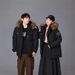 Men's & Women's Winter Parka Jacket With Detachable Faux Fur Hood, Windproof Thermal Coat For Extreme Cold Weather_ecoleips.com