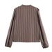 Women's Clothing Women's Striped Layered Blouse Style Clothing Long Sleeve For Formal & Casual For Women_ecoleips.com