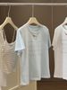 Hot Diamond Letter Crew Neck Short Sleeve T-Shirt Women's Summer 2026 New Lazy Wind Loose Temperament Versatile Skinny Top_ecoleips.com