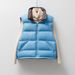 New 90 Down Double-sided Down Vest Women's Short Pocket Zipper Stand-up Collar Vest Jacket_ecoleips.com