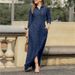 European And American Style Women's Fashion Elegant Fashionable Unisex Sleeve Turn-Down Collar Cardigan Solid Color Long_ecoleips.com