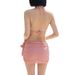 Two Piece Swimsuit Sexy Bikini Wrap Skirt Three Piece Set Small Bust Strap Push Up Resort Hot Spring Swimwear_ecoleips.com