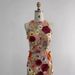 Women's Clothing Slim Suspender Slim Sleeveless Tight Flower Decoration Transparent Slim Long Hip Dress_ecoleips.com