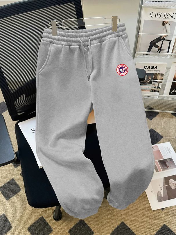 Unisex High-Waisted Jogger Pants - Loose Fit With Slimming Silhouette & Adjustable Drawstring-4_ecoleips.com
