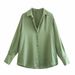 "Luxury Silk Satin Shirt For Women – Premium 20 Elegant Colors (XS–L)"_ecoleips.com