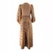 Women's Clothing Ladies Knitted Flower Print Fashion Temperament Elegant Dress_ecoleips.com