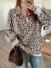 Trendy Zip-Up Corduroy Hoodie – Bold Leopard Print – Streetwear Essential – Oversized Fit For Women – Soft & Stylish Pullover_ecoleips.com