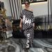 Summer New Arrival Sexy Fashionable Polka Dot Print Two Piece Set Wide Leg Pants TopStyle Plus Size_ecoleips.com