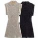 Spring Banquet Festival Women's Slim Sexy Sequin Dress European American Temperament Sleeveless Mini Length Prom Evening Wear_ecoleips.com