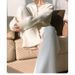 Effortless Office Chic – High Neck Zip Knit Set With Wide-Leg Pants (Fall Collection)_ecoleips.com