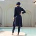 Conservative Women's Long Sleeve Swimsuit Four Piece Set Southeast Asian Fashion Beach Vacation Long Pants Swimwear_ecoleips.com
