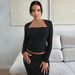 2026 New Slim-fit Fashion Temperament Knitted Sweater Long-sleeved Top_ecoleips.com