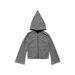 Fashion Subculture Style Loose Zip up Reversible Hooded Top Long Sleeved Versatile Women's Clothing for Foreign Trade_ecoleips.com