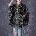Floral Print Mandarin Collar Batwing Sleeve Blouse – Oversized Summer Top For Women_ecoleips.com