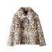 Women's Clothing Mink Velvet Slimming Versatile Coat Fur High End Versatile Leopard Coat_ecoleips.com