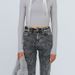Women's Clothing Phantom Snowflake Flared Jeans Stretch Retro Hot Girl Trousers 24 Winter New_ecoleips.com