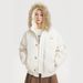 girl Girl CATTEE American Retro 90 White Duck Collared Hooded Down Jacket For Men And Women Winter Cold-Proof Warm Short Coat_ecoleips.com