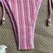 Solid Color Knit Bikini Set – Soft Stretch Swimwear For Women | Minimalist Beach & Pool Essentials_ecoleips.com