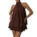 2026 Spring New Collection: Cross-Border European American Foreign Trade Women's Clothing - Fresh And Sweet Halter Neck_ecoleips.com