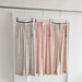 Old Qian High-Waist Minimalist Embroidered Bee Pattern Linen Pants Wide Leg Elastic Waistband Loose Fit Women's Bottoms_ecoleips.com