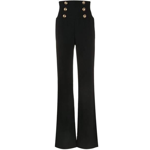 2025 Summer New Heavy Rhinestone Vest + Black Wide-Leg Pants Elegant Commuter High-Waist Flared Trousers_ecoleips.com