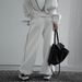 Women's Clothing Contrasting Lines Hooded Zipper Sweater Casual Hooded Zip-Up Sweatshirt Contrast Color Block Straight Leg Pants Set Loose Streetwea_ecoleips.com
