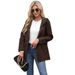 Aria Basics Aria Basics 2022 New Cotton Hooded Trench Coat For Women Spring Autumn Jacket European And American Style Plus Size Loose Solid_ecoleips.com