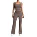 DiYun Foreign Trade Independent Site European American Women's Clothing 2024 Spring/Summer Casual Solid_ecoleips.com