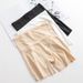 Women's Clothing Anti Exposure Ice Silk High Waist Abdomen Plus Size Safety Pants Seamless Three Quarter Leggings Breathable Thin Legs_ecoleips.com