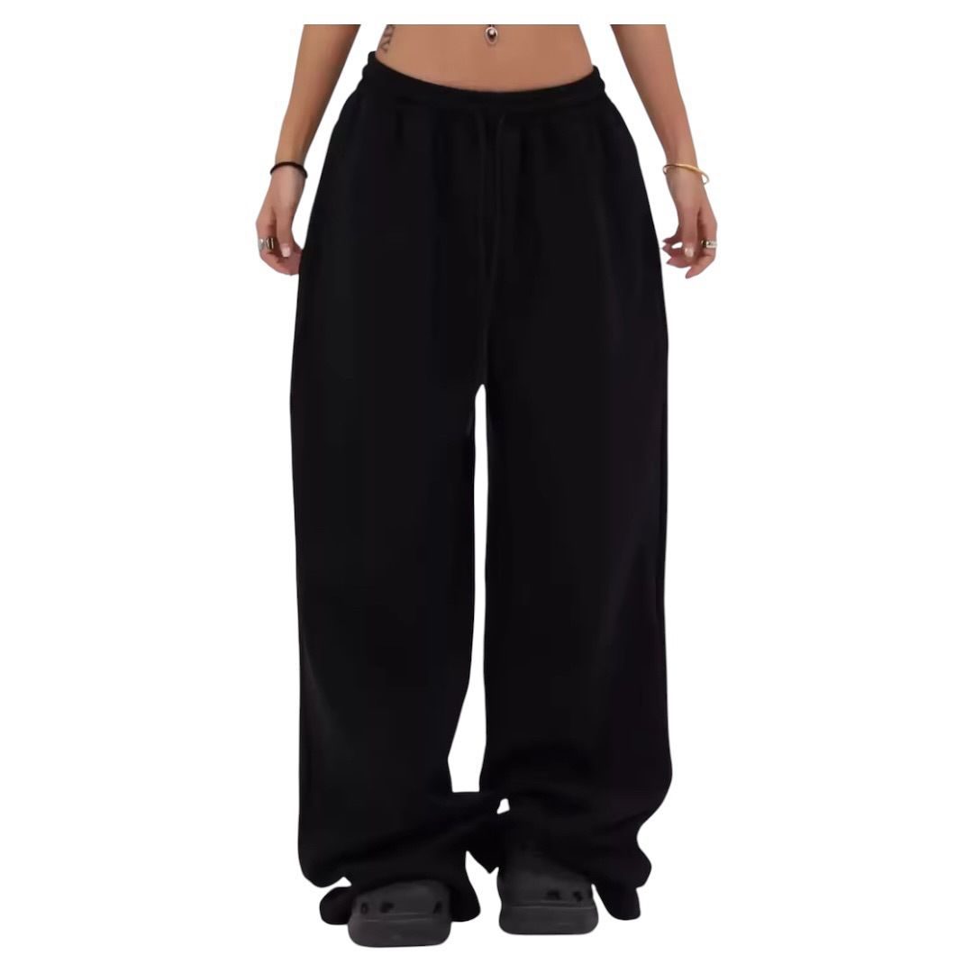 Women's Street Dance Joggers – High-Waisted Straight-Leg Sweatpants, Soft Polyester With Stretch (Multiple Colors)_ecoleips.com