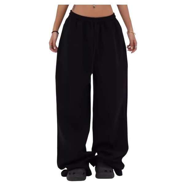 Women's Street Dance Joggers – High-Waisted Straight-Leg Sweatpants, Soft Polyester With Stretch (Multiple Colors)_ecoleips.com