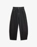 Foreign Trade Cross-border Women's Curved Hem Jeans, European And Loose Fit, American Retro Casual High-waisted Wide-leg_ecoleips.com