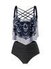 Women's Clothing Fashionable Sexy Lace-Up Chain Bikini Swimsuit Two-Piece Set For Women Trendy For Formal & Casual For Women_ecoleips.com