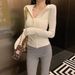 American-style Zip-up Hooded Sweatshirt Jacket For Women, Spring 2025 New Design, Solid Color, Slim-fit Cardigan,_ecoleips.com