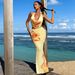 Women's Clothing Women's Three Piece Swimsuit European And American Export Standard Quick Drying Long Skirt Bikini With Printed Triangle Cup Cover Up_ecoleips.com