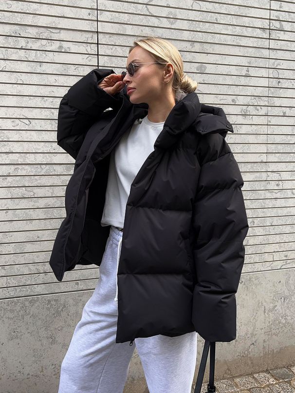 Padded Jacket Autumn And Winter European And American New Padded Jacket Women's Loose Padded Jacket Loose Coat Top_ecoleips.com