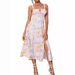 European American Cross-border Mid-length Corset Dress With Bohemian Style, Flowing Slit, And Tie-up Design For Women's_ecoleips.com