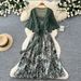 Spring New Women's Korean Style Two Piece Set Elegant Floral Print Dress Relaxed Stylish Commuter Outfit_ecoleips.com